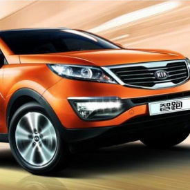 Светодиодные ходовые огни Epistar LED Type 1 на Kia Sportage 3 (III)